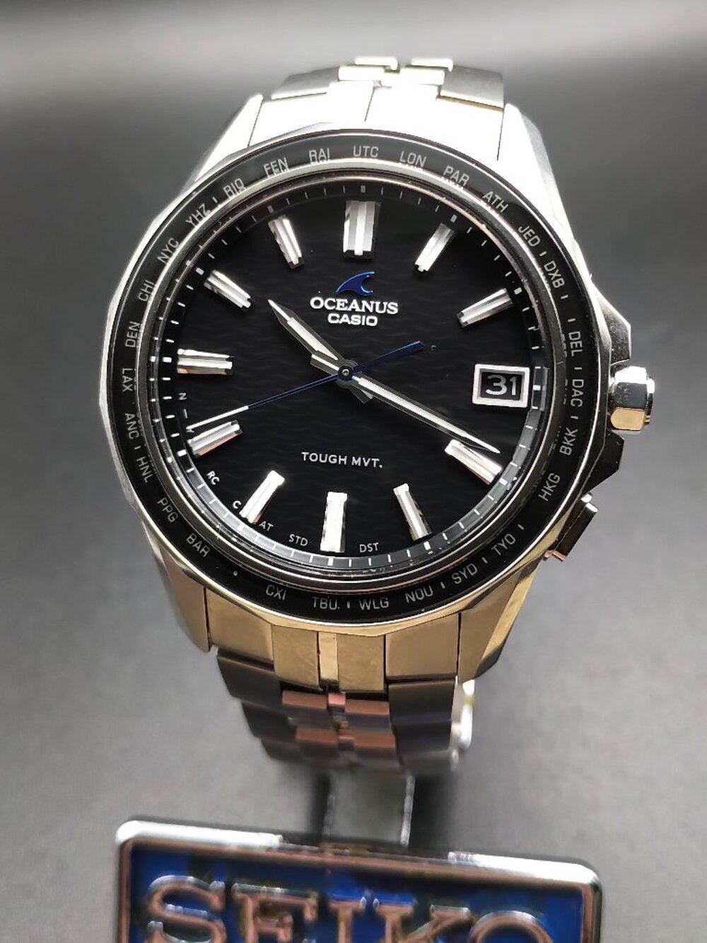 Casio Oceanus Manta OCW-S400-1AJF Titanium JDM Luxury Watch
